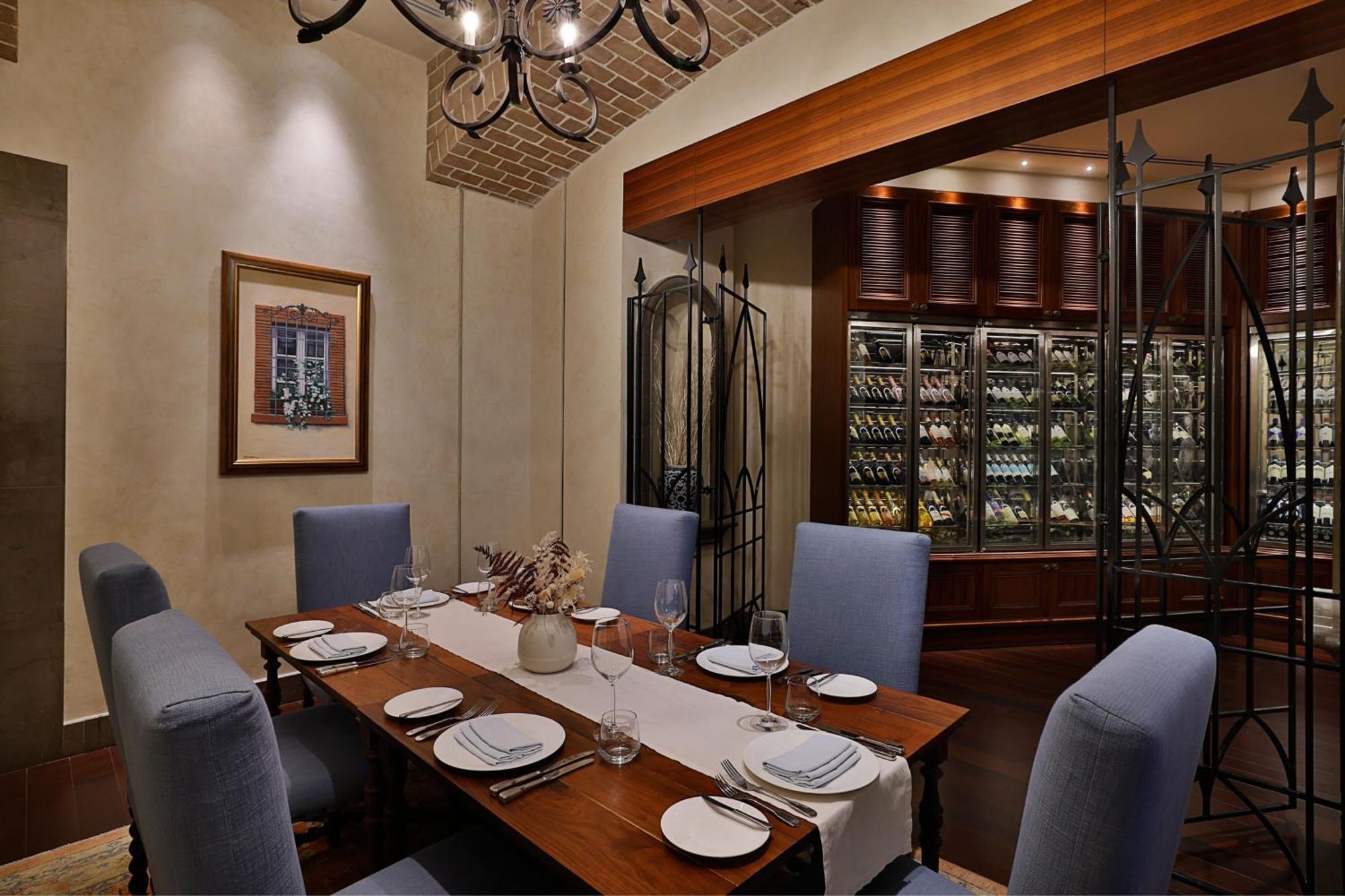 The St. Regis Abu Dhabi Hotel Exterior foto Private dining room at the restaurant