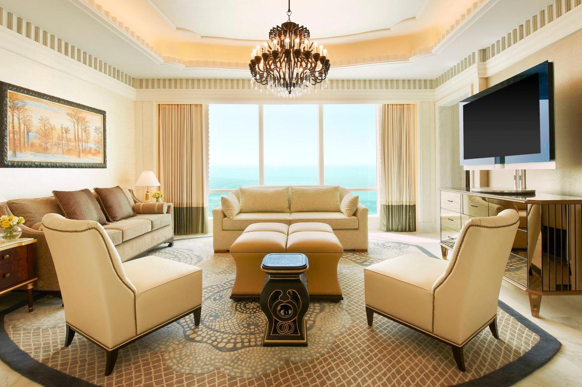 The St. Regis Abu Dhabi Hotel Exterior foto Living room
